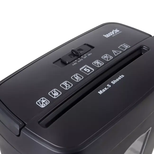 Izoxis Documentvernietiger – Papiervernietiger – Compact en Veilig tot 10 Vellen