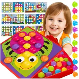 Maaleo Mozaïekpuzzel – Educatief en Creatief Spel voor Kinderen