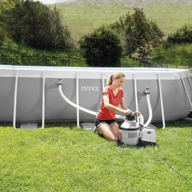Intex Zandfilterpomp 4500 l/u – Krystal Clear met Hydro Aeration