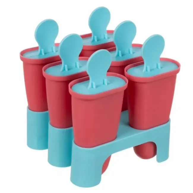 Ruhhy ijslollyvormpjes 6‑delig – herbruikbaar en voedselveilig