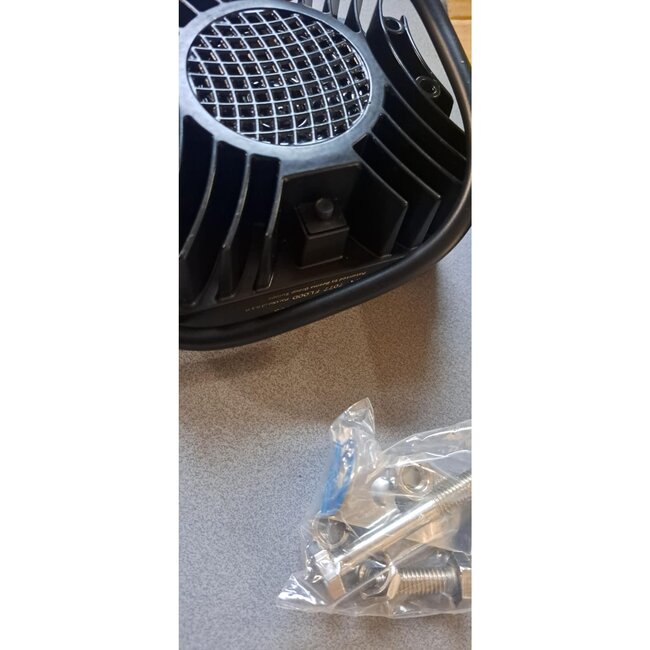 Bosma Led werklamp breedstraler - 126 x 107 x 52 mm - claxon 105 dB - waterdicht IP68 - 1600 lumen - voertuigen en bouwplaats