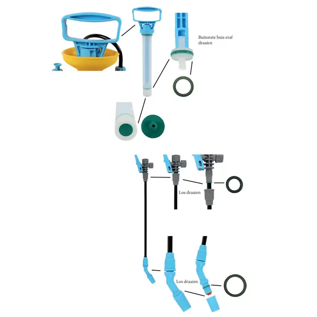 Talen Tools Reserve Ringset voor Drukspuit PDS5 - 5 Liter