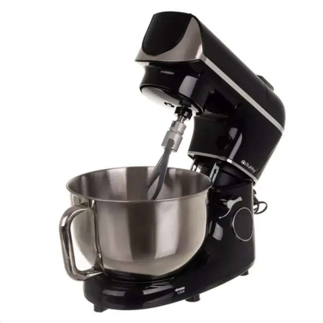 Ruhhy keukenmachine 5,5 l verwarmde kom en ingebouwde weegschaal, timer en 11 snelheden