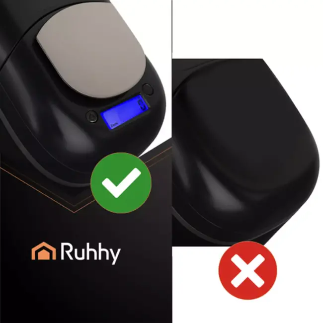 Ruhhy keukenmachine 5,5 l verwarmde kom en ingebouwde weegschaal, timer en 11 snelheden