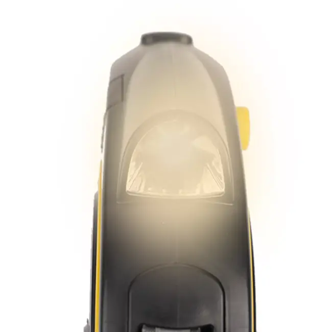 Purlov hondenlijn 5 m met LED‑zaklamp en éénhands rem – nylon band, antislip greep, tot 15 kg