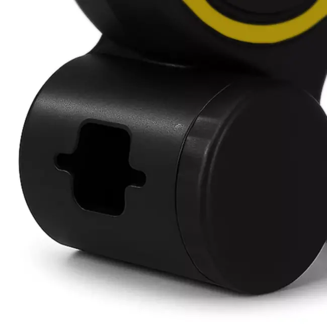 Purlov hondenlijn 5 m met LED‑zaklamp en éénhands rem – nylon band, antislip greep, tot 15 kg