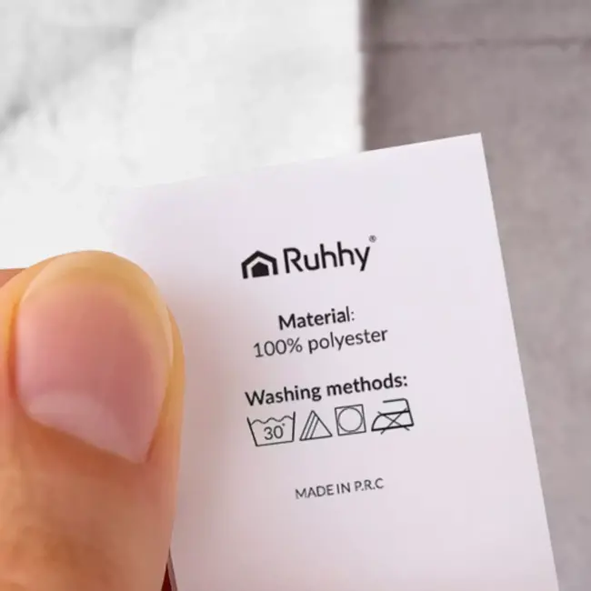 Ruhhy plaid dubbelzijdig lichtgrijs 150x200 cm – warm & zacht