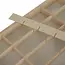 Kruzzel houten wandplank 54 vakken voor poppen of schaalmodellen tot 10 cm