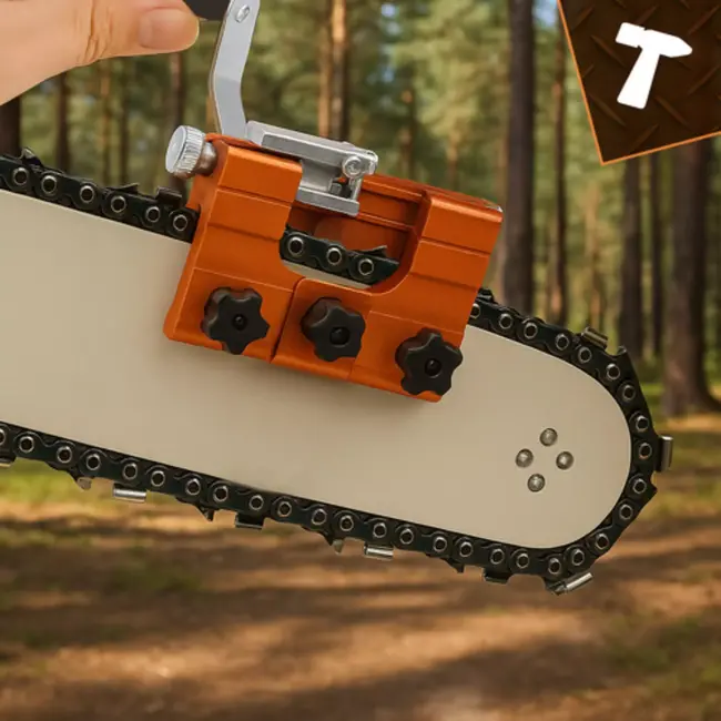 Bigstren handmatige kettingslijper – compact en draagbaar – slijpen zonder ketting te verwijderen