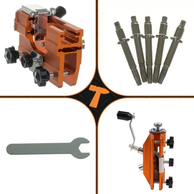 Bigstren handmatige kettingslijper – compact en draagbaar – slijpen zonder ketting te verwijderen