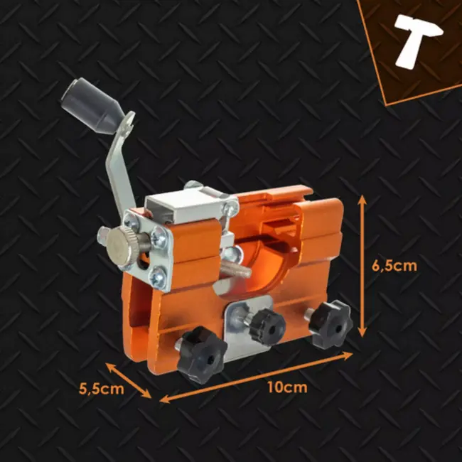 Bigstren handmatige kettingslijper – compact en draagbaar – slijpen zonder ketting te verwijderen