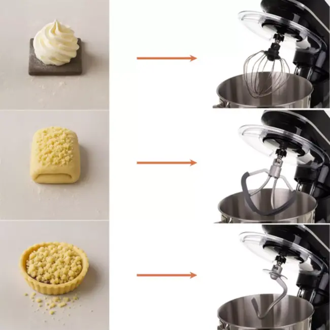 Ruhhy keukenmachine 6,2L verwarmde kom + blender 2300W – mixer, blender, vleesmolen en pastamaker