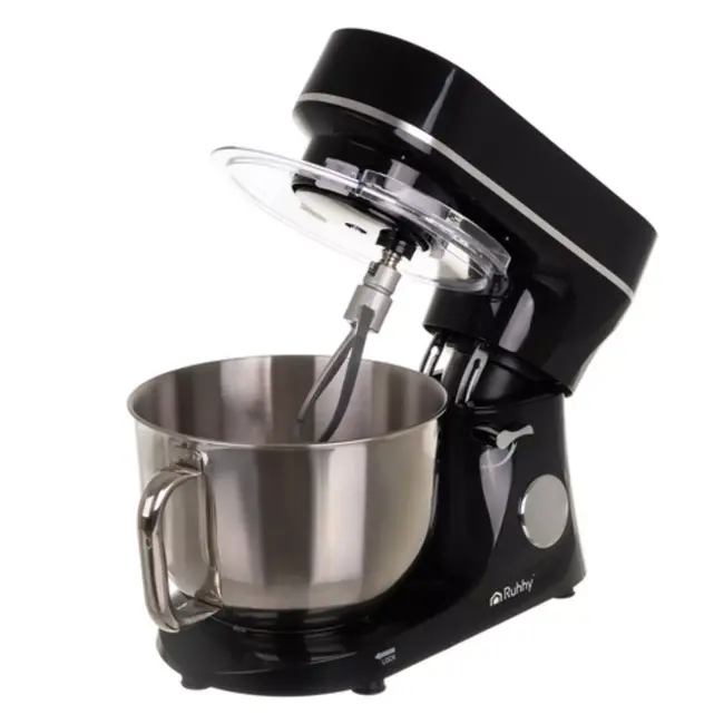 Ruhhy keukenmachine 6,2L verwarmde kom – 11 snelheden – zwart/zilver, 2300W