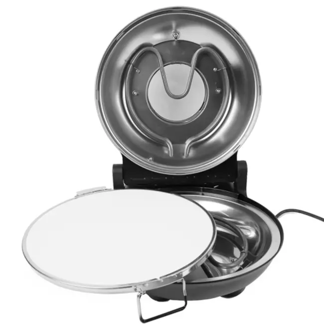 Ruhhy elektrische pizzaoven 420°C met keramische steen – compact, snel en met accessoires