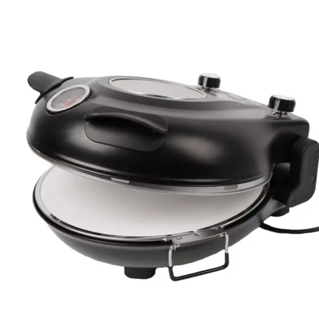 Ruhhy elektrische pizzaoven 420°C met keramische steen – compact, snel en met accessoires