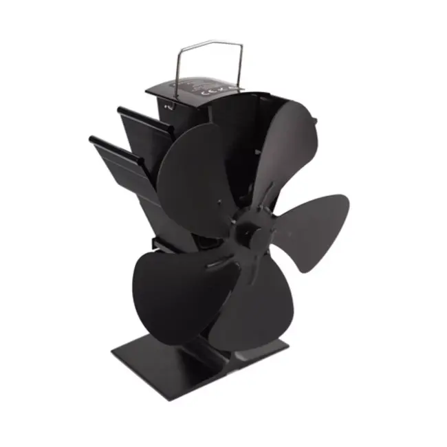 Kaminer haardventilator 5 bladen – zonder elektriciteit – start vanaf 60°C