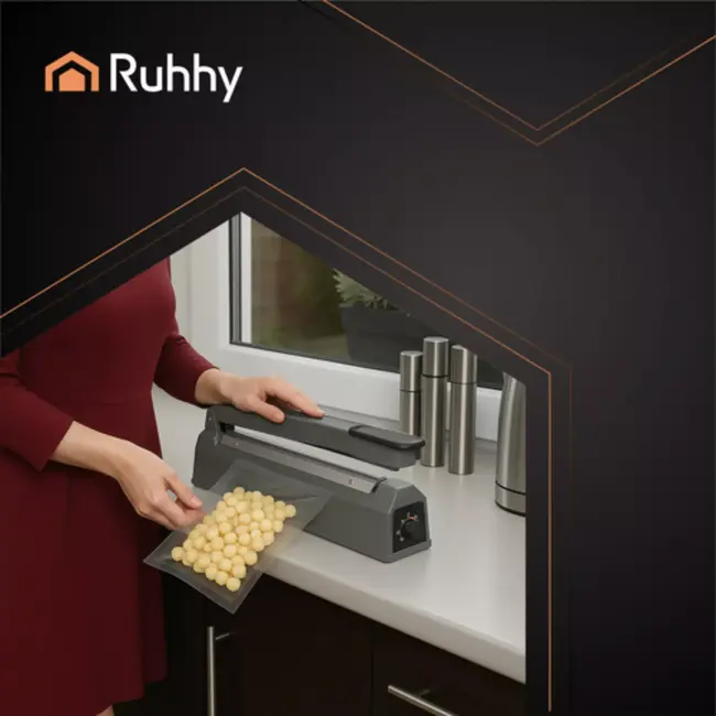 Ruhhy foliesealer 300 mm – handmatig, 255 W, instelbare tijd, voor PE, PP, PVC en noppenfolie