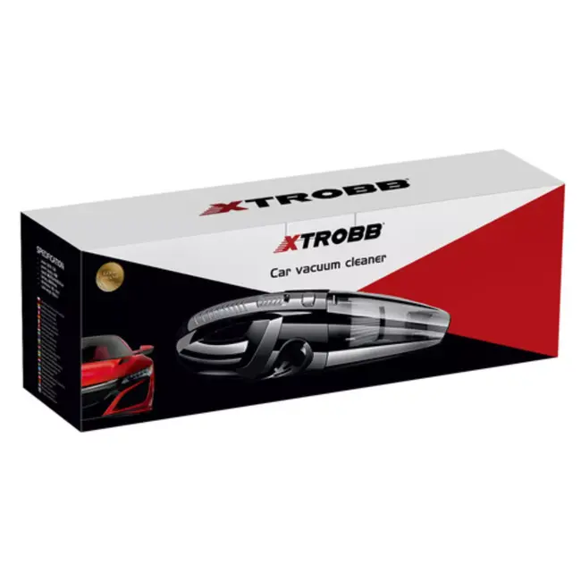 Xtrobb snoerloze autostofzuiger – krachtig en USB-C oplaadbaar – nat/droog, met accessoires