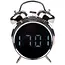 Izoxis digitale retro wekker – luid alarm en stil uurwerk – spraakgestuurd display, datum en temperatuur