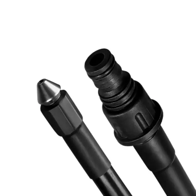 Ruhhy pijpreinigingsslang 15 m – hogedruk, 138 bar – met 4 adapters