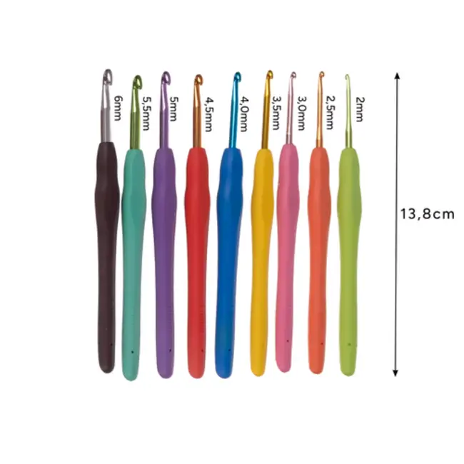 Maaleo haakset 113-delig – compleet met garen en tas – haaknaalden, garen en accessoires