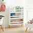 Ruhhy opbergkast kinderkamer wit met 3 planken – tbv speelgoed en boeken