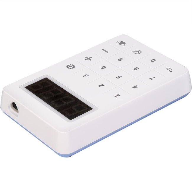 Retekess Oproepsysteem-toetsenpaneel - kunststof - stil, 4 oproepmodi - draadloos bereik 300 m - zwart - horeca en zorg