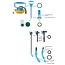 Talen Tools Reserve Ringset voor Drukspuit PDS5 - 5 Liter