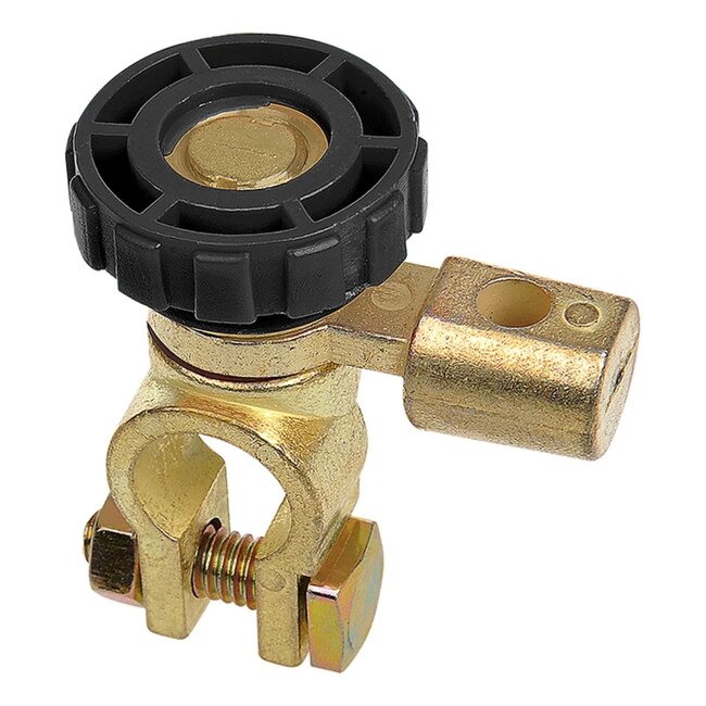 ProPlus Accupoolklem met stroomonderbreker - Ø 17,5 mm - anti-diefstal - 6V-24V