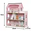Kruzzel houten poppenhuis – 3 verdiepingen met meubels, LED-verlichting en accessoires