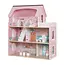 Kruzzel houten poppenhuis – 3 verdiepingen met meubels, LED-verlichting en accessoires