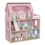 Kruzzel houten poppenhuis – 3 verdiepingen met meubels, LED-verlichting en accessoires
