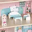 Kruzzel houten poppenhuis – 3 verdiepingen met meubels, LED-verlichting en accessoires
