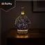 Ruhhy aroma diffuser 200ml – luchtbevochtiger met 3D-effect, verlichting en oliën