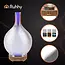 Ruhhy aroma diffuser 200ml – luchtbevochtiger met 3D-effect, verlichting en oliën