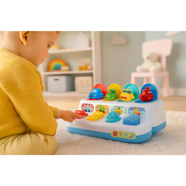 Kruzzel educatief speelgoed – springende voertuigen – voor kinderen 18m+