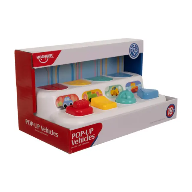 Kruzzel educatief speelgoed – springende voertuigen – voor kinderen 18m+