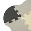 Kruzzel foam puzzelmat 35 stuks – dinosaurus speelmat – baby kruipmat 3,25 m²