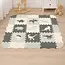 Kruzzel foam puzzelmat 35 stuks – dinosaurus speelmat – baby kruipmat 3,25 m²