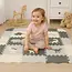 Kruzzel foam puzzelmat 35 stuks – dinosaurus speelmat – baby kruipmat 3,25 m²