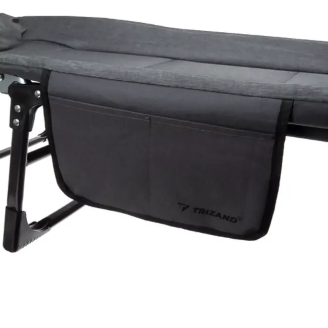 Trizand opvouwbaar veldbed met matras – verstelbare rugleuning, draagvermogen 150 kg, voor camping of thuis