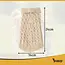 Purlov gebreide hondentrui beige S voor kleine honden