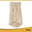 Purlov gebreide hondentrui beige S voor kleine honden