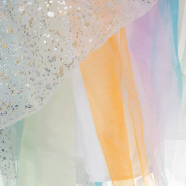 Kruzzel Unicorn eenhoornkostuum 110‑116 cm – jurk, vleugels & haarband