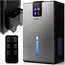 Ruhhy luchtontvochtiger zilver 1000 ml/dag met LED‑sfeerverlichting, 2,2 L tank met afstandsbediening