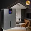 Ruhhy luchtontvochtiger zilver 1000 ml/dag met LED‑sfeerverlichting, 2,2 L tank met afstandsbediening