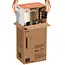 Ruhhy luchtontvochtiger zilver 1000 ml/dag met LED‑sfeerverlichting, 2,2 L tank met afstandsbediening