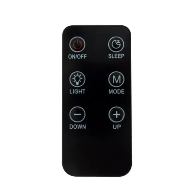 Ruhhy luchtontvochtiger zilver 1000 ml/dag met LED‑sfeerverlichting, 2,2 L tank met afstandsbediening