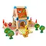 Kruzzel Bouwstenenhuis 268-delig – kleurrijke constructieset – huis met figuren en bomen