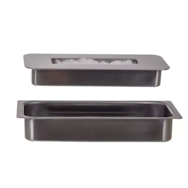 Kaminer bio-ethanol tafelhaard 35×18×16,5 cm – zwart, rookvrije – brandduur 60 min